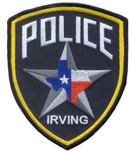 Irving Texas Police Department Patch Logo